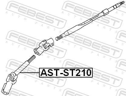 Arbre de direction FEBEST AST-ST210