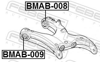 Suspensão, braço oscilante FEBEST ref. BMAB-009