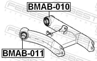 Silent bloc de suspension FEBEST ref. BMAB-011