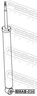 Douille, amortisseur FEBEST BMAB-034