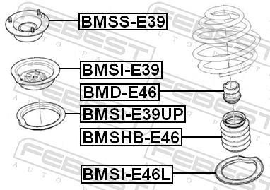 Amortiguadores FEBEST  ref. BMD-E46