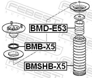 Amortisseurs FEBEST ref. BMD-E53