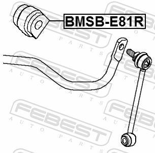 Suspension, stabilisateur FEBEST BMSB-E81R