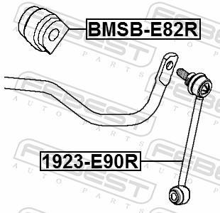 Suspension, stabilisateur FEBEST ref. BMSB-E82R