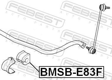 Suspension, stabilisateur FEBEST BMSB-E83F