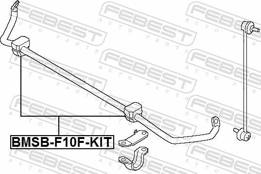 Suspension, stabilisateur FEBEST ref. BMSB-F10F-KIT