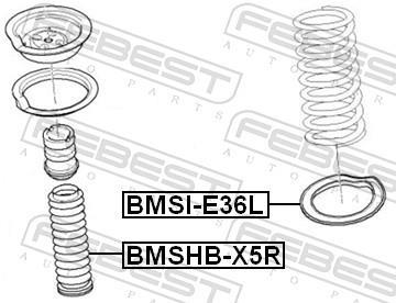 Caja de muelle FEBEST ref. BMSI-E36L