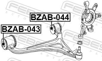 Suspensão, braço oscilante FEBEST ref. BZAB-044