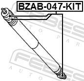 Cojinete columna de suspensión FEBEST ref. BZAB-047-KIT
