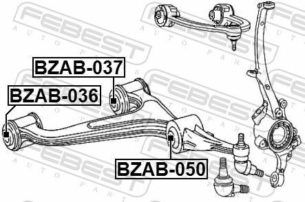 Suspensão, braço oscilante FEBEST ref. BZAB-050