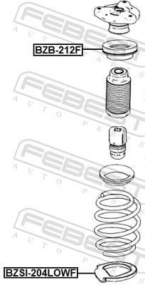 Rolamento copo de suspensão FEBEST ref. BZB-212F