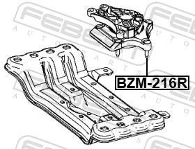 Suspension, boîte automatique FEBEST ref. BZM-216R
