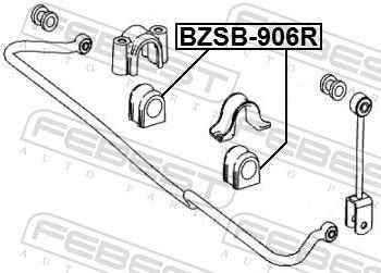 Suspension, stabilisateur FEBEST ref. BZSB-906R