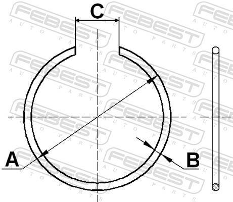 Kit d'assemblage, joint-soufflet, arbre d'entraînement FEBEST ref. CC-1-29X2-2-PCS5