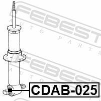 Douille, amortisseur FEBEST ref. CDAB-025