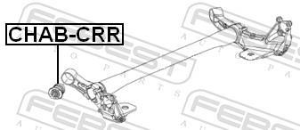Suspension, corps de l'essieu FEBEST ref. CHAB-CRR