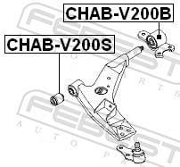 Suspensão, braço oscilante FEBEST ref. CHAB-V200S