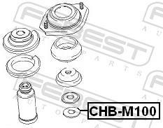 Roulement, coupelle de suspension FEBEST CHB-M100