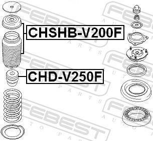 Amortiguadores FEBEST ref. CHD-V250F