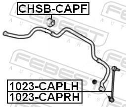 Soporte, estabilizador FEBEST ref. CHSB-CAPF