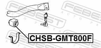 Suspension, stabilisateur FEBEST ref. CHSB-GMT800F