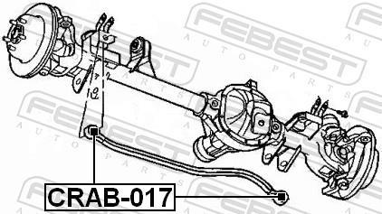 Silentblock de Suspensión FEBEST ref. CRAB-017