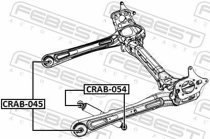 Cojinete columna de suspensión FEBEST ref. CRAB-054