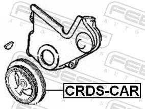 Poulie damper (Poulie de vilebrequin) FEBEST CRDS-CAR