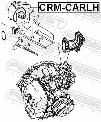 Support moteur (Silent bloc moteur) FEBEST CRM-CARLH