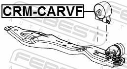 Support moteur (Silent bloc moteur) FEBEST CRM-CARVF