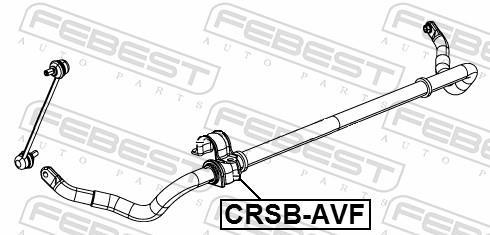 Soporte, estabilizador FEBEST ref. CRSB-AVF