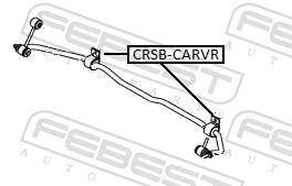 Rolamento de barra estabilizadora FEBEST ref. CRSB-CARR
