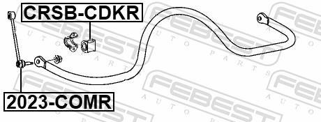 Suspension, stabilisateur FEBEST ref. CRSB-CDKR
