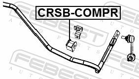 Suspension, stabilisateur FEBEST CRSB-COMPR