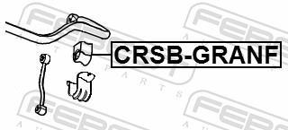 Soporte, estabilizador FEBEST ref. CRSB-GRANF