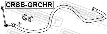Suspension, stabilisateur FEBEST ref. CRSB-GRCHR