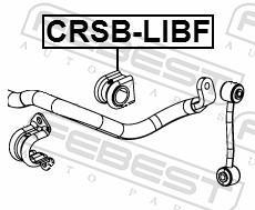 Suspension, stabilisateur FEBEST CRSB-LIBF