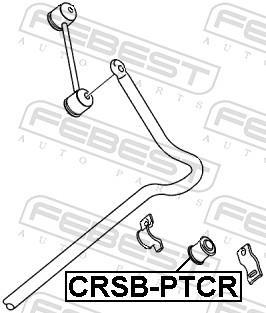 Soporte, estabilizador FEBEST ref. CRSB-PTCR