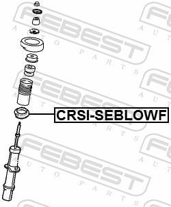 Patin de ressort (Support ressort) FEBEST ref. CRSI-SEBLOWF
