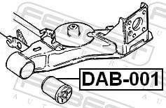 Suspensão, braço oscilante FEBEST ref. DAB-001