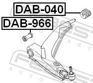 Suspensão, braço oscilante FEBEST ref. DAB-040