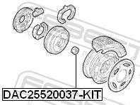 Roulement de roue FEBEST ref. DAC25520037-KIT