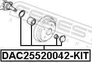 Roulement de roue FEBEST ref. DAC25520042-KIT