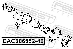 Roulement de roue FEBEST ref. DAC386552-48