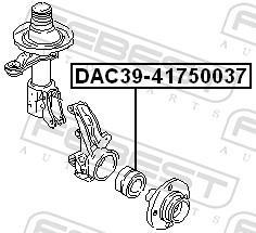 Roulement de roue FEBEST DAC39-41750037