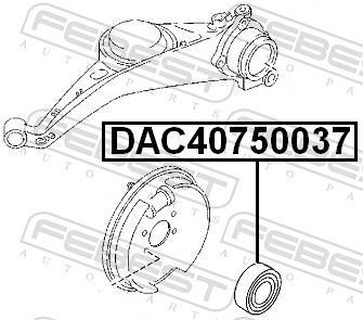Roulement de roue FEBEST ref. DAC40750037