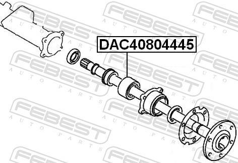 Roulement de roue FEBEST ref. DAC40804445