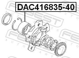 Roulement de roue FEBEST ref. DAC416835-40