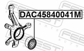 Roulement de roue FEBEST ref. DAC45840041M