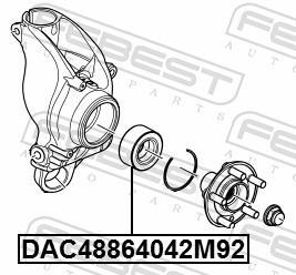 Roulement de roue FEBEST ref. DAC48864042M92